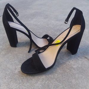 MADDEN GIRL | Beella 4.5" Black Suede Block Heel